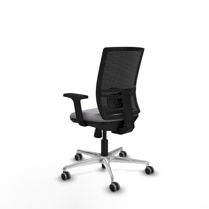 PIQUERAS Y CRESPO Silla de oficina Yunquera Gris/Negro con mecanismo Sincro PIQUERAS Y CRESPO Silla de oficina Yunquera Gris/Negro con mecanismo Sincro