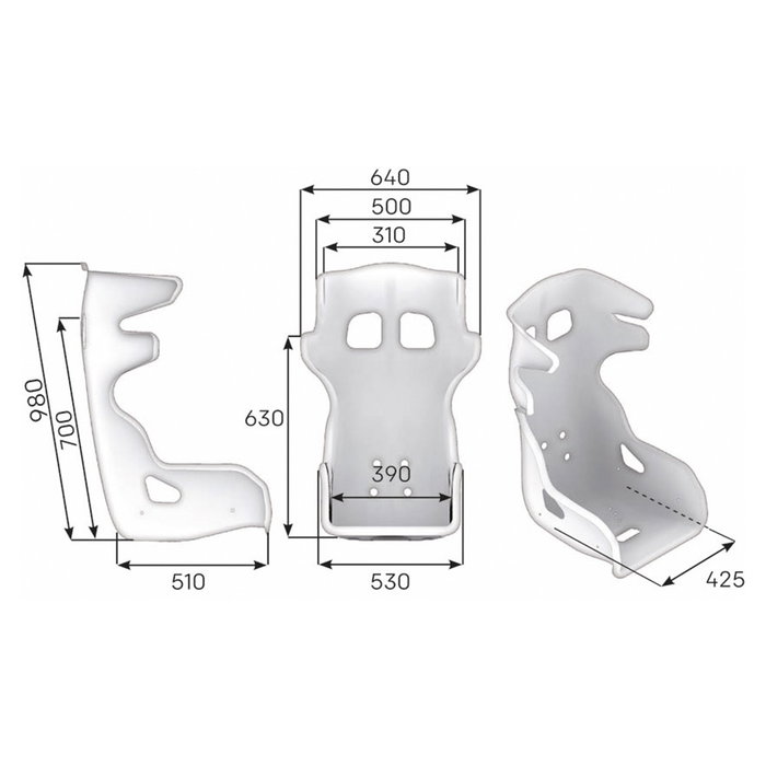 OMP Asiento Racing HTE EVO XL VTR Negro