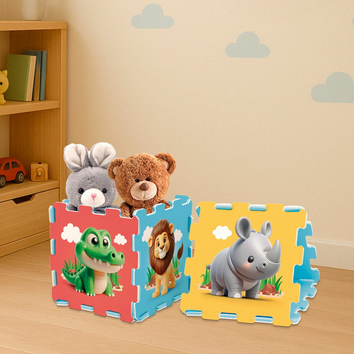 Color Baby Puzzle Eva Animales 8 piezas 120X60 Cm