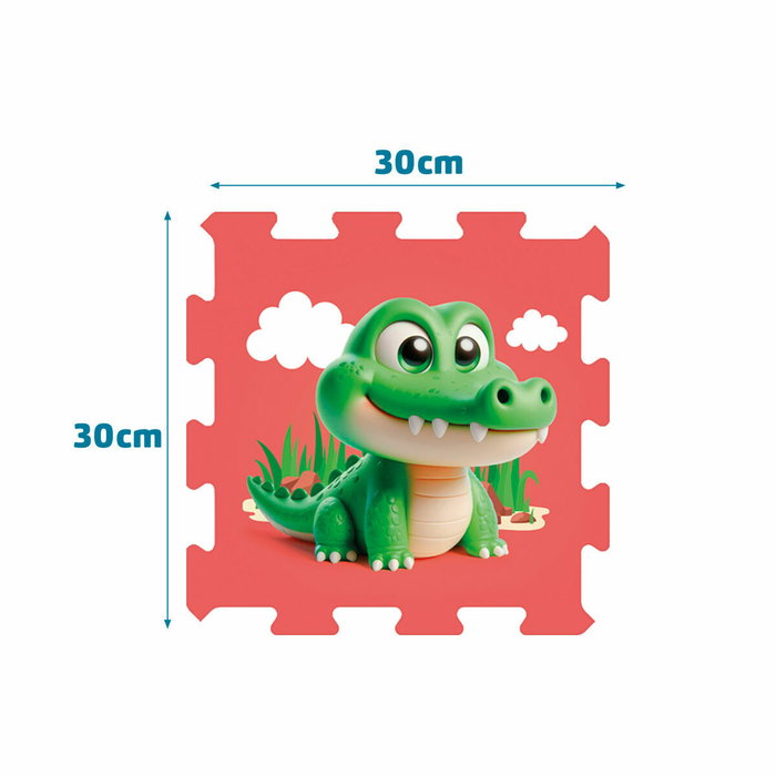 Color Baby Puzzle Eva Animales 8 piezas 120X60 Cm