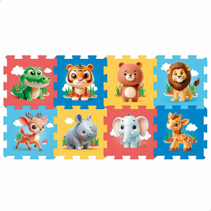 Color Baby Puzzle Eva Animales 8 piezas 120X60 Cm