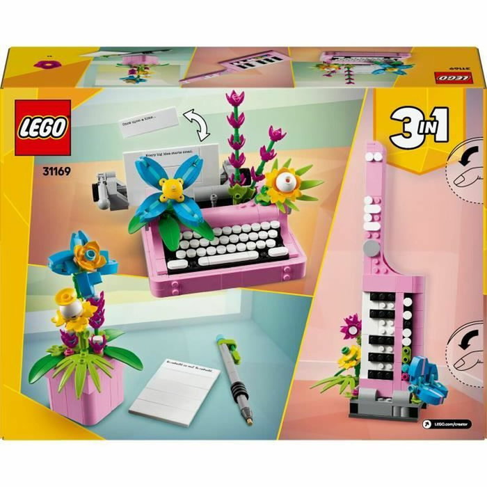 LEGO Creator Máquina de Escribir con Flores 3en1 31169