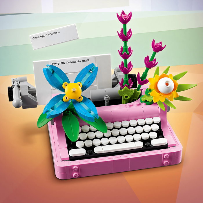 Lego 31169 Máquina De Escribir Con Flores 3en1, Keytar, Maceta, 8+ Años Lego 31169 Máquina De Escribir Con Flores 3en1, Keytar, Maceta, 8+ Años