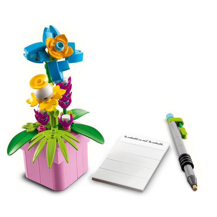 Lego 31169 Máquina De Escribir Con Flores 3en1, Keytar, Maceta, 8+ Años Lego 31169 Máquina De Escribir Con Flores 3en1, Keytar, Maceta, 8+ Años