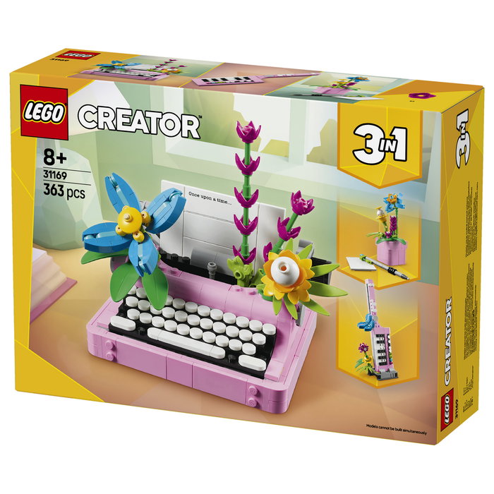 LEGO Creator 31169 Máquina de Escribir con Flores 3 en 1 LEGO Creator 31169 Máquina de Escribir con Flores 3 en 1