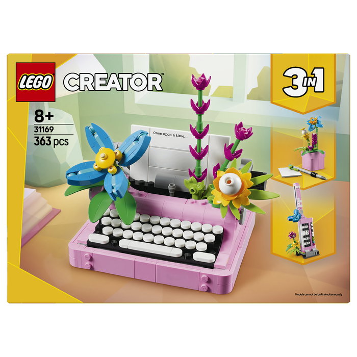 LEGO Creator 31169 Máquina de Escribir con Flores 3 en 1 LEGO Creator 31169 Máquina de Escribir con Flores 3 en 1