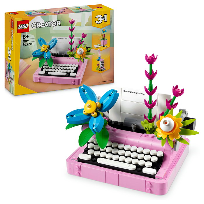 LEGO Creator 31169 Máquina de Escribir con Flores 3 en 1