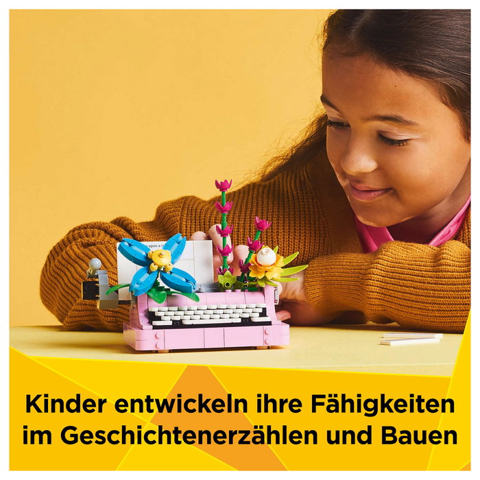 LEGO Creator 31169 Máquina de Escribir con Flores 3 en 1