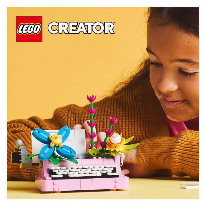 LEGO Creator 31169 Máquina de Escribir con Flores 3 en 1