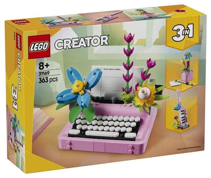 LEGO Creator Máquina de Escribir con Flores 3en1 31169