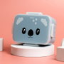 Home Deco Factory Fiambrera Swiigo Kawaii 600 ml con compartimentos, modelos surtidos panda, gato o koala