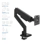 Act AC8311 Soporte de Escritorio para Monitor con Resorte de Gas, Negro