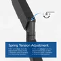 Act AC8311 Soporte de Escritorio para Monitor con Resorte de Gas, Negro