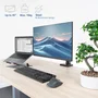 Act AC8311 Soporte de Escritorio para Monitor con Resorte de Gas, Negro