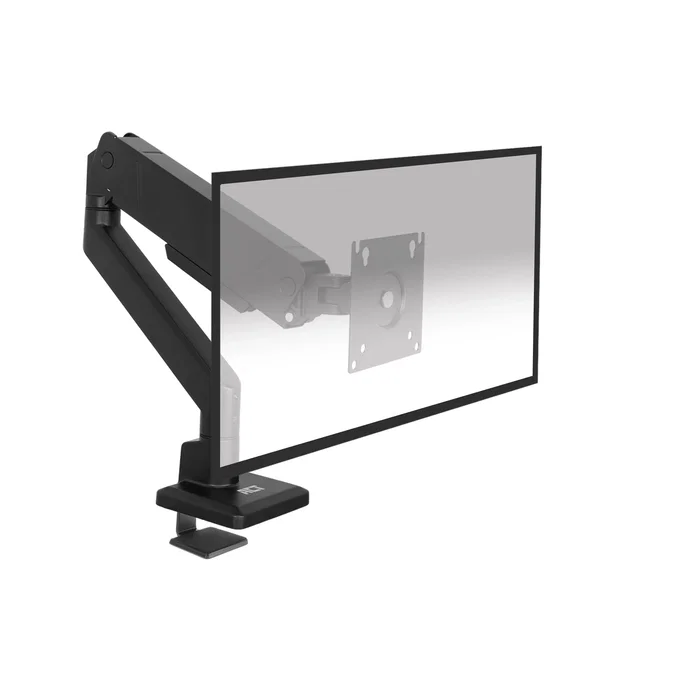 Act AC8311 Soporte de Escritorio para Monitor con Resorte de Gas, Negro