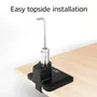Act AC8311 Soporte de Escritorio para Monitor con Resorte de Gas, Negro