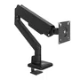 Act AC8311 Soporte de Escritorio para Monitor con Resorte de Gas, Negro
