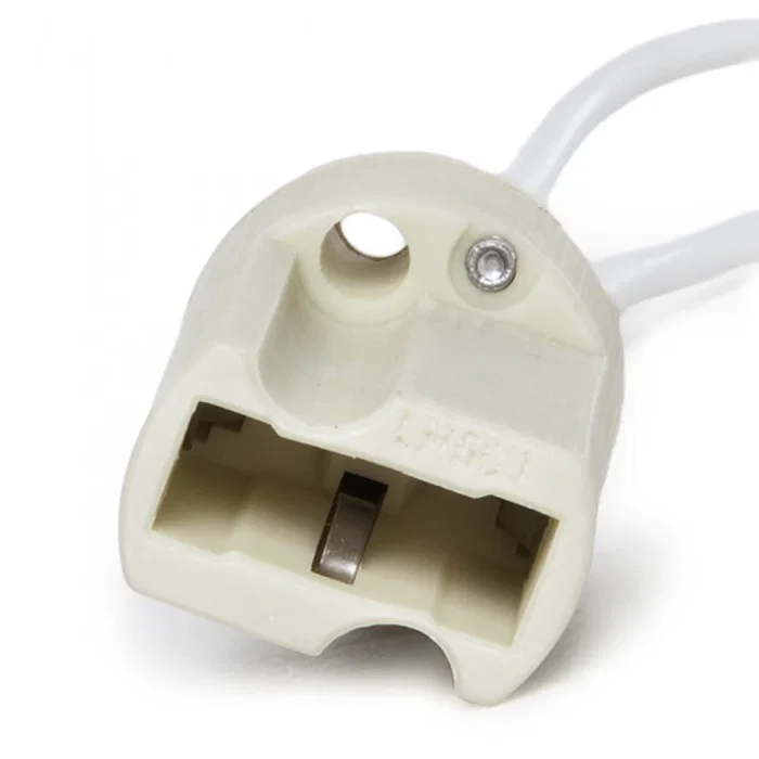 Portalámparas Cerámico G9 Cable 160mm 180ºC Portalámparas Cerámico G9 Cable 160mm 180ºC