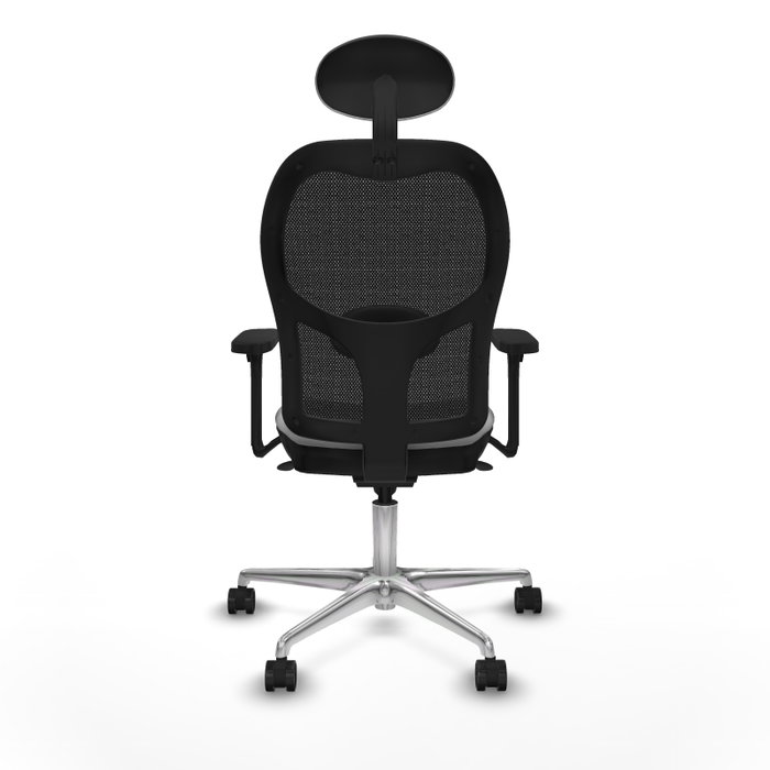 PIQUERAS Y CRESPO Silla de oficina Jorquera con mecanismo Sincro, Gris claro y Negro