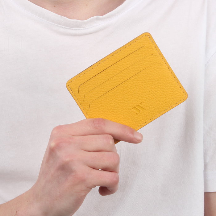 Zoozie Bags 4380 Cartera de Piel Auténtica Amarilla con 6 Tarjeteros y Compartimento para Billetes Zoozie Bags 4380 Cartera de Piel Auténtica Amarilla con 6 Tarjeteros y Compartimento para Billetes