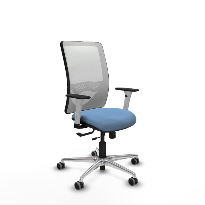 PIQUERAS Y CRESPO Silla de oficina Zulema Azul cielo y Blanco PIQUERAS Y CRESPO Silla de oficina Zulema Azul cielo y Blanco