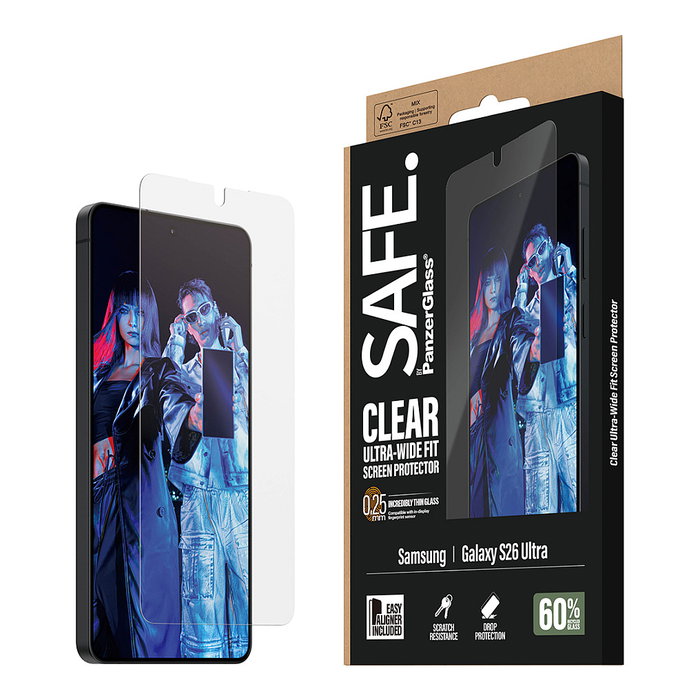 Panzerglass Safe Protector para Samsung Galaxy S26 Ultra Panzerglass Safe Protector para Samsung Galaxy S26 Ultra