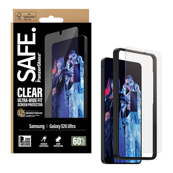 Panzerglass Safe Protector para Samsung Galaxy S26 Ultra Panzerglass Safe Protector para Samsung Galaxy S26 Ultra