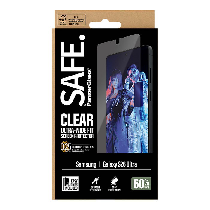 Panzerglass Safe Protector para Samsung Galaxy S26 Ultra Panzerglass Safe Protector para Samsung Galaxy S26 Ultra