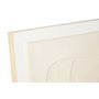 DKD Home Decor Set de 2 Cuadros Lienzo MDF Moderno 3D Beige 90x120 cm