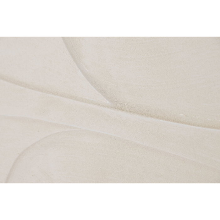 DKD Home Decor Set de 2 Cuadros Lienzo MDF Moderno 3D Beige 90x120 cm
