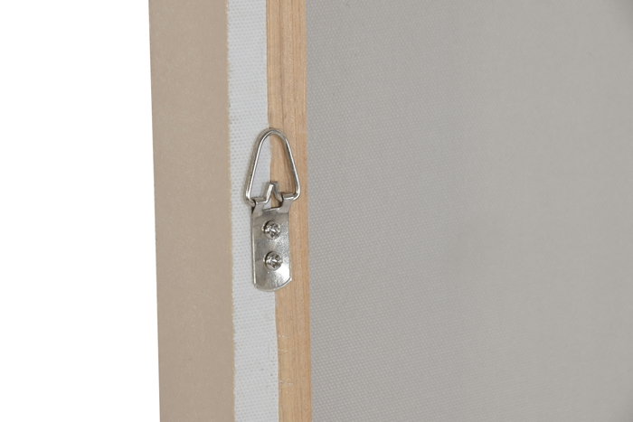 DKD Home Decor Cuadro Beige Lienzo y MDF Moderno 3.5 x 120 x 90 cm (2 Unidades)