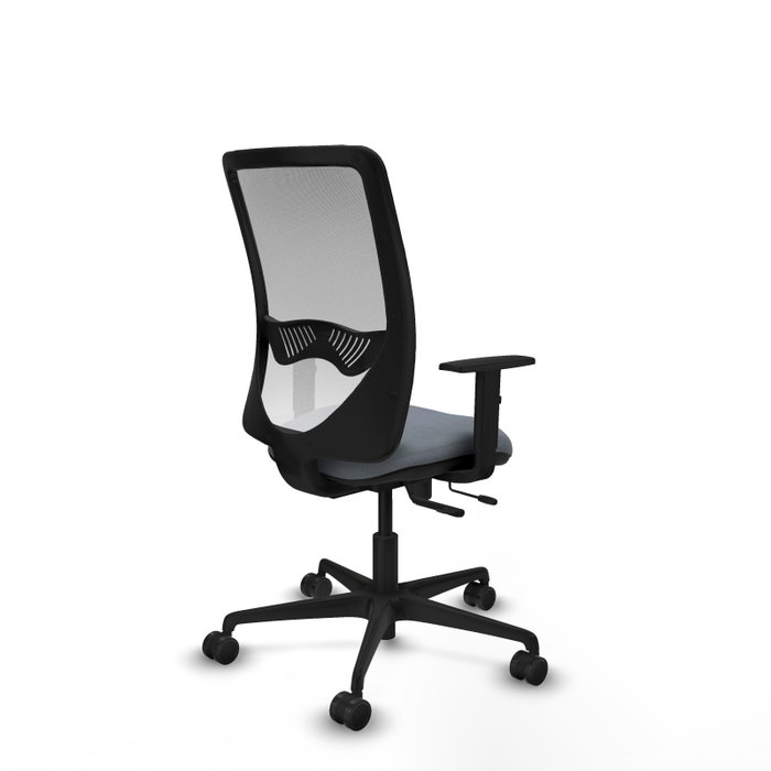PIQUERAS Y CRESPO Silla de oficina Zulema Gris y Blanca con mecanismo Sincro/Traslack PIQUERAS Y CRESPO Silla de oficina Zulema Gris y Blanca con mecanismo Sincro/Traslack