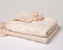 KioKids Manta Beige con Estrellas en Relieve