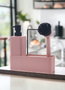 Mijölnir SBN0052 Dispensador de jabón de poliresina rosa para baño y cocina