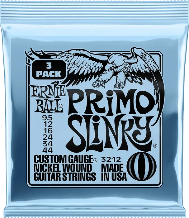 ERNIEBALL Juego de Cuerdas Eléctrica Slinky Primo 9.5-44 Tripack (3) ERNIEBALL Juego de Cuerdas Eléctrica Slinky Primo 9.5-44 Tripack (3)
