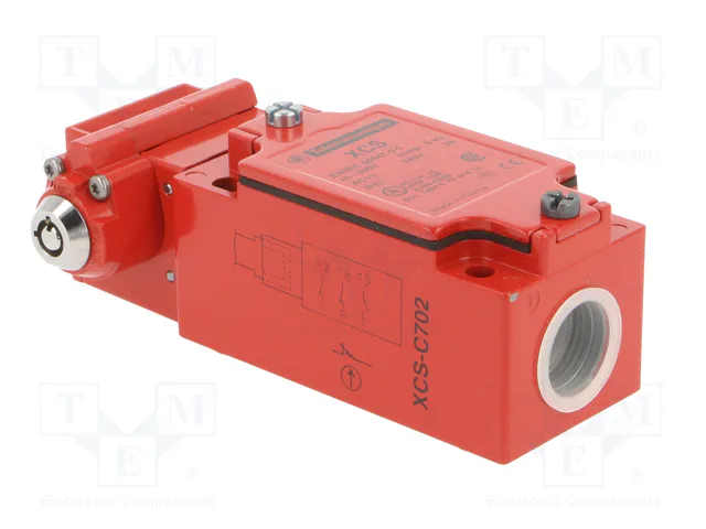 TELEMECANIQUE SENSORS XCSC702 Interruptor de seguridad a llave NC x2 + NA