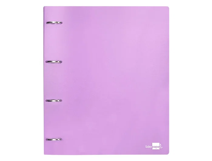 Liderpapel Carpeta de 4 anillas mixtas 40 mm DIN A4 Lavanda opaco Liderpapel Carpeta de 4 anillas mixtas 40 mm DIN A4 Lavanda opaco