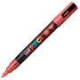 POSCA Marcador PC-3ML Punta Cónica 0,9 - 1,3 mm Rojo Purpurina