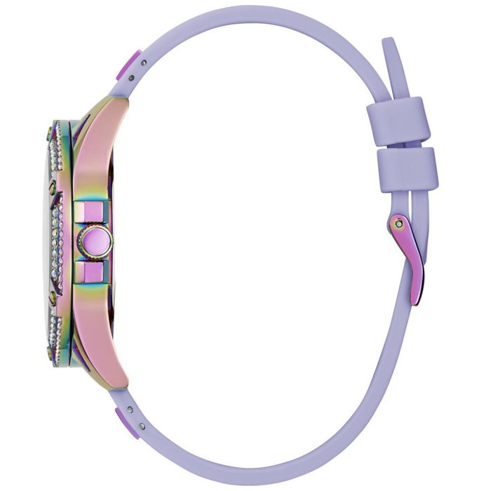 Guess GW0536L4 Reloj de Mujer con Correa de Silicona Morada