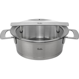 Fissler Phi Collection Olla para asar con tapa de vidrio 20 cm, 2,3L