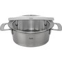 Fissler Phi Collection Olla para asar con tapa de vidrio 20 cm, 2,3L