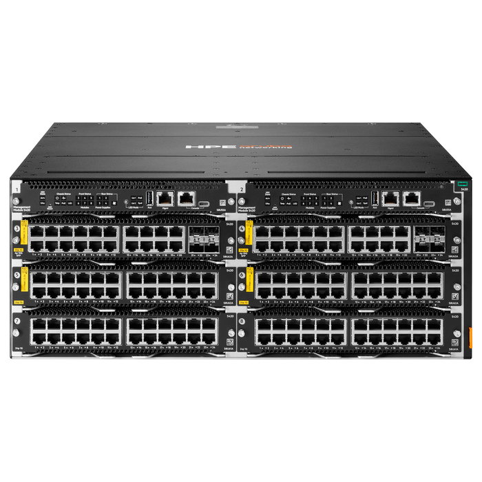 Hewlett Packard Enterprise HPE Aruba CX 5420 Switch 20 Puertos 10/100/1000 PoE+ Clase 4, 4 SFP+ 1G/10G, Módulo LRM, 960 Gbps, 802.3bt Hewlett Packard Enterprise HPE Aruba CX 5420 Switch 20 Puertos 10/100/1000 PoE+ Clase 4, 4 SFP+ 1G/10G, Módulo LRM, 960 Gbps, 802.3bt