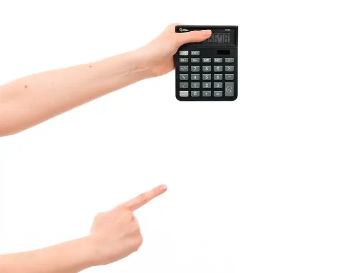 Liderpapel xf16 Calculadora Sobremesa 8 Dígitos Solar y Pilas Negro 127x105x24 mm