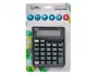 Liderpapel xf16 Calculadora Sobremesa 8 Dígitos Solar y Pilas Negro 127x105x24 mm