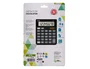 Liderpapel xf16 Calculadora Sobremesa 8 Dígitos Solar y Pilas Negro 127x105x24 mm