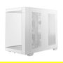 Deepcool Gabinete CG530U ATX Torre Blanco con Cristal Templado Curvo Panorámico, incluye 4 Ventiladores, USB-C