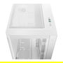Deepcool Gabinete CG530U ATX Torre Blanco con Cristal Templado Curvo Panorámico, incluye 4 Ventiladores, USB-C
