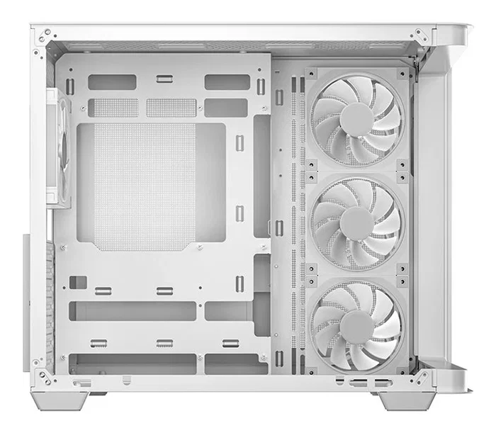 DeepCool CG530U 4F Torre de PC ATX Blanca con Panel Lateral de Cristal Templado - R-CG530U-WHAGA4-G
