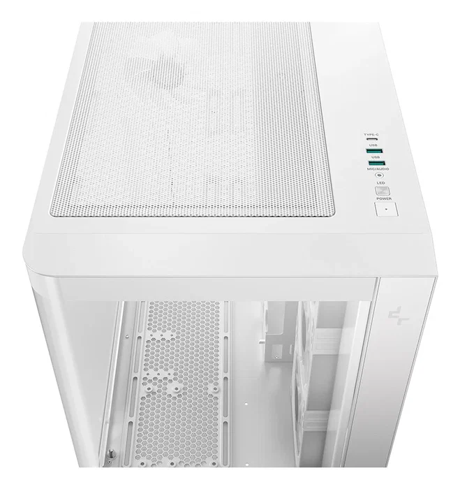 DeepCool CG530U 4F Torre de PC ATX Blanca con Panel Lateral de Cristal Templado - R-CG530U-WHAGA4-G