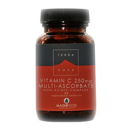 Terra Nova - Complemento Alimenticio de Vitamina C (Multi-Ascorbate) - 50 Cápsulas